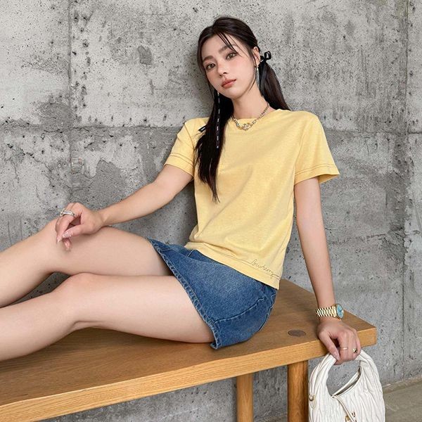 新色登場☆バーバリー ロゴ刺繍 コットン Tシャツ 偽物 Baz22860
